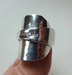 Ring van Engels zilveren lepeltje uit 1933, Walker & Hall, Ophalen of Verzenden, Zilver, Ring