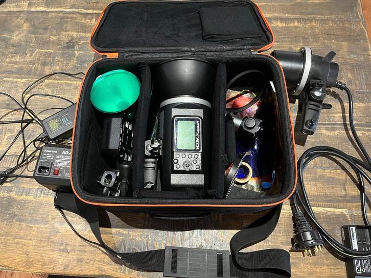 Complete godox AD600B set, Audio, Tv en Foto, Fotografie | Flitsers, Zo goed als nieuw, Overige merken, Ophalen