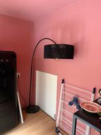 Zwarte booglamp, Huis en Inrichting, Lampen | Vloerlampen, Ophalen, Gebruikt, Metaal, 150 tot 200 cm