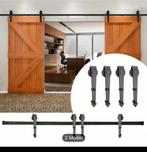 Schuifdeur systeem - 2 Deuren - 366cm, Doe-het-zelf en Verbouw, Deuren en Horren, Ophalen, 80 tot 100 cm, Binnendeur, Nieuw