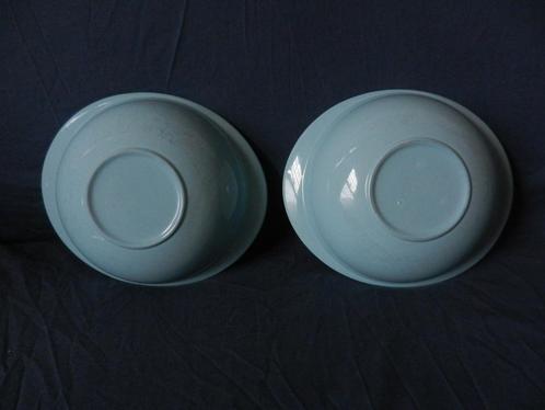 Twee schalen Fris Edam servies Symfonie lichtgroen b 26,5 cm, Antiek en Kunst, Antiek | Keramiek en Aardewerk, Ophalen of Verzenden