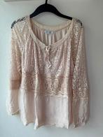 Nieuwe roze crème blouse Perla Nera maat L, Kleding | Dames, Blouses en Tunieken, Nieuw, Ophalen of Verzenden, Roze, Maat 38/40 (M)