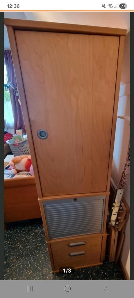 Ikea Kast met Lades en Deur, Huis en Inrichting, Kasten | Kledingkasten, Gebruikt, 200 cm of meer, Minder dan 50 cm, 50 tot 75 cm
