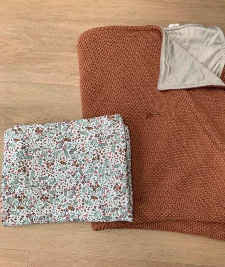 Deken + laken baby’s only en jollein, Kinderen en Baby's, Dekens, Slaapzakjes en Inbakerproducten, Zo goed als nieuw, Slaapzak