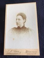 CDV, Vrouw, J.F. Blöte, Groningen, Carte de Visite 8, Ophalen of Verzenden, Voor 1940, Gebruikt, Foto