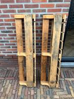 Houten Wijnrekken - 2 Stuks, Ophalen, Gebruikt, 50 tot 75 cm, Minder dan 5 flessen