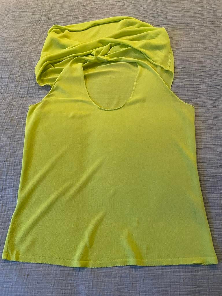 Dikton’s lime kleur halter top mooie kwaliteit maat M, Ophalen of Verzenden, Zo goed als nieuw, Maat 38/40 (M), Zonder mouw