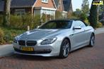 BMW 6-serie Cabrio 640i High Exe camera/leer/navi, Euro 5, Achterwielaandrijving, Gebruikt, Zwart