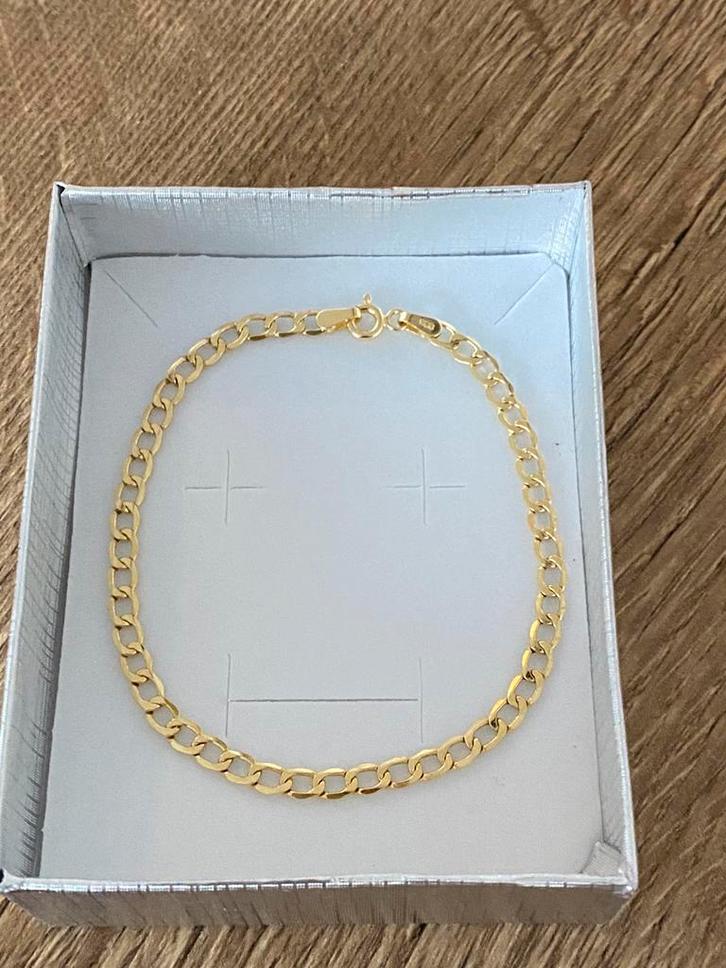 14 karaat (585) gouden  armband, Sieraden, Tassen en Uiterlijk, Armbanden, Nieuw, Goud, Goud, Ophalen of Verzenden