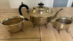Engels verzilverd theeservies met been handvat, Ophalen of Verzenden, Zilver