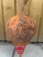 Antique Houten Blaasbalg Met Koper, Antiek en Kunst, Antiek | Gereedschap en Instrumenten, Ophalen of Verzenden