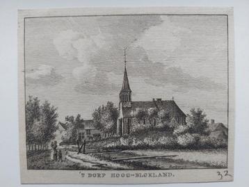 159 / hoog Blokland - Gravure uit 1792 door J. Bulthuis beschikbaar voor biedingen