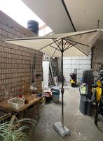 TE KOOP - Parasol + voet, Ophalen, Verstelbaar