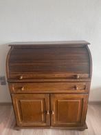 Vintage secretaire met rolluik, Huis en Inrichting, Ophalen, Gebruikt