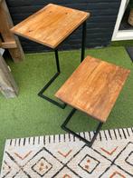 2 NIEUWE bijzet,bank of laptop tafeltjes, 45 tot 60 cm, Minder dan 55 cm, Nieuw, Ophalen of Verzenden