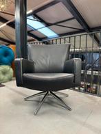 Brees new world Spider Fauteuil zwart leer draai stoel, Leer, Ophalen of Verzenden, Zo goed als nieuw