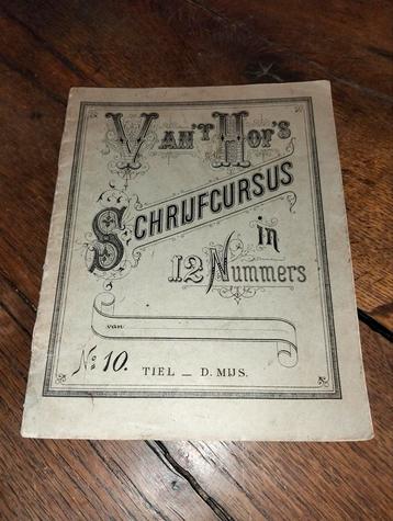 Heel oud schriftje van school. Schrijfcursus 12 beschikbaar voor biedingen
