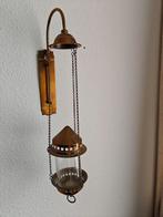 Vintage Messing godslamp met Ketting, Antiek en Kunst, Antiek | Lampen, Ophalen of Verzenden