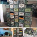 Modulaire Werkbank LadeKast Stelling Dressoir KASTEN, AKTIE, Huis en Inrichting, Kasten | Ladekasten, Ophalen of Verzenden, Metaal
