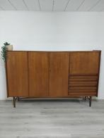 Vintage mid century wandkast | dressoir teak, Huis en Inrichting, Kasten | Dressoirs, Ophalen, Zo goed als nieuw, 25 tot 50 cm
