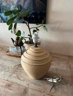 Robuuste tafellamp in vorm van een bal - zandkleurig - 35 cm, Huis en Inrichting, Woonaccessoires | Vazen, Overige kleuren, Ophalen of Verzenden