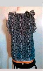 Nieuw slangenprint blouse, Ophalen of Verzenden, Nieuw, Maat 36 (S), Grijs