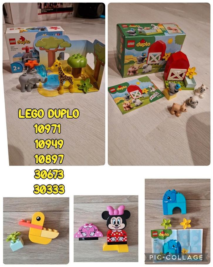 Lego Duplo Setjes - Dieren, Minnie Mouse, Kinderen en Baby's, Speelgoed | Duplo en Lego, Zo goed als nieuw, Duplo, Ophalen of Verzenden