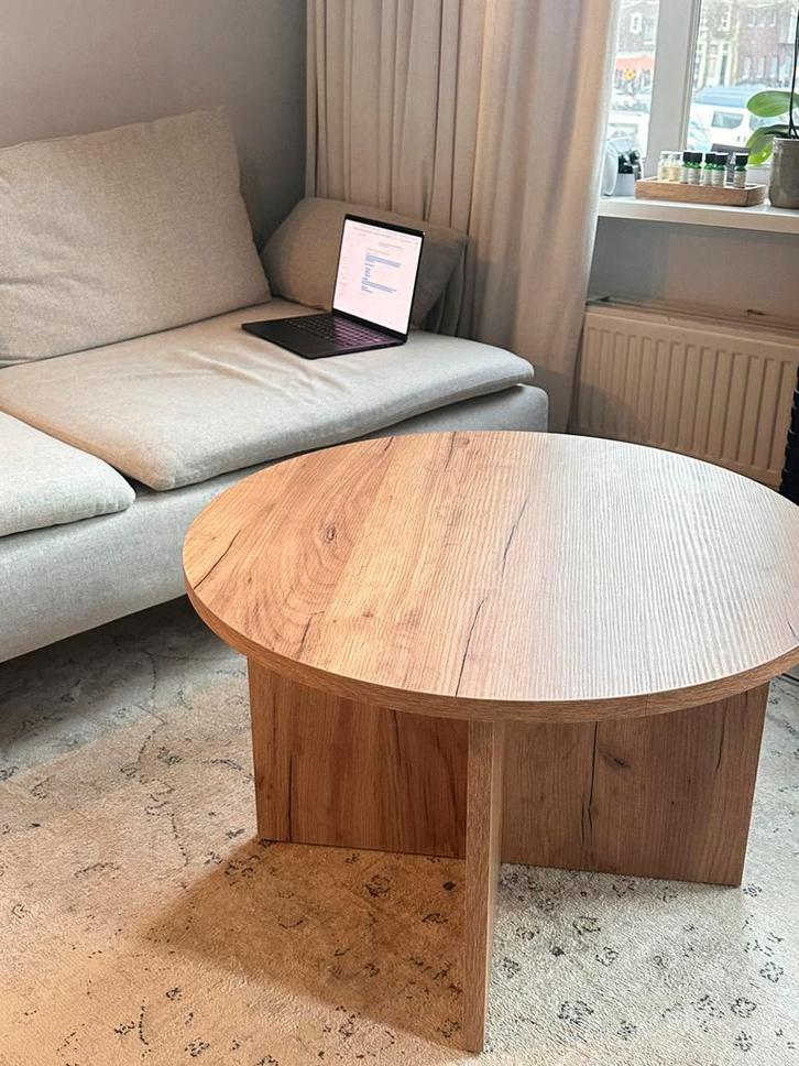 JYSK Kalvehave salontafel – Ø70 cm, Huis en Inrichting, Tafels | Salontafels, Zo goed als nieuw, Minder dan 50 cm, 50 tot 100 cm