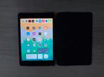 Ipad Mini 4 - Zwart - 128GB - Cellular (sim) - lederen hoes, Zwart, Ophalen of Verzenden, Zo goed als nieuw, 128 GB
