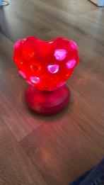 Roze hartjes discolamp, Ophalen of Verzenden, Zo goed als nieuw, Lamp