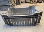 Gebruikte Veilingkisten Plastic Grijs - 40x60x25 cm, Ophalen of Verzenden