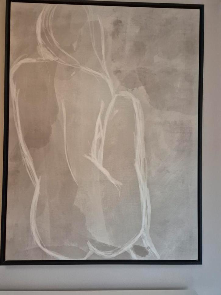 Schilderij West Egg Designs inclusief houten zwarte baklijst, Antiek en Kunst, Kunst | Schilderijen | Abstract, Ophalen