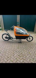 Regenhuif en regenhoes cargo long bakfiets, 4 kinderen of meer, Gebruikt, Huif, Ophalen of Verzenden