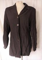 Mooi donkerbruin lang damesjasje.44% wol.Mt 38.Merk Amici, Kleding | Dames, Maat 38/40 (M), Bruin, ., Ophalen of Verzenden