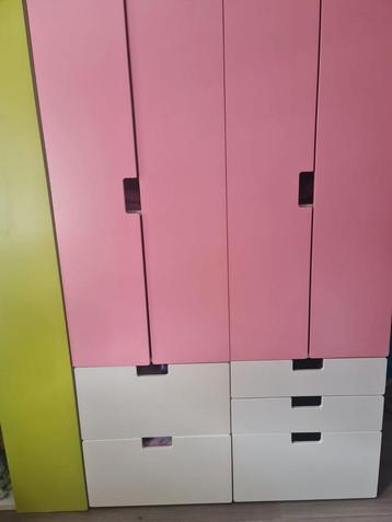 Ikea stuva kasten roze groen blauw beschikbaar voor biedingen