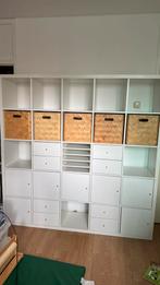 Complete Kallax Kast 25 vakken met inzet zie beschr., Ophalen, Gebruikt