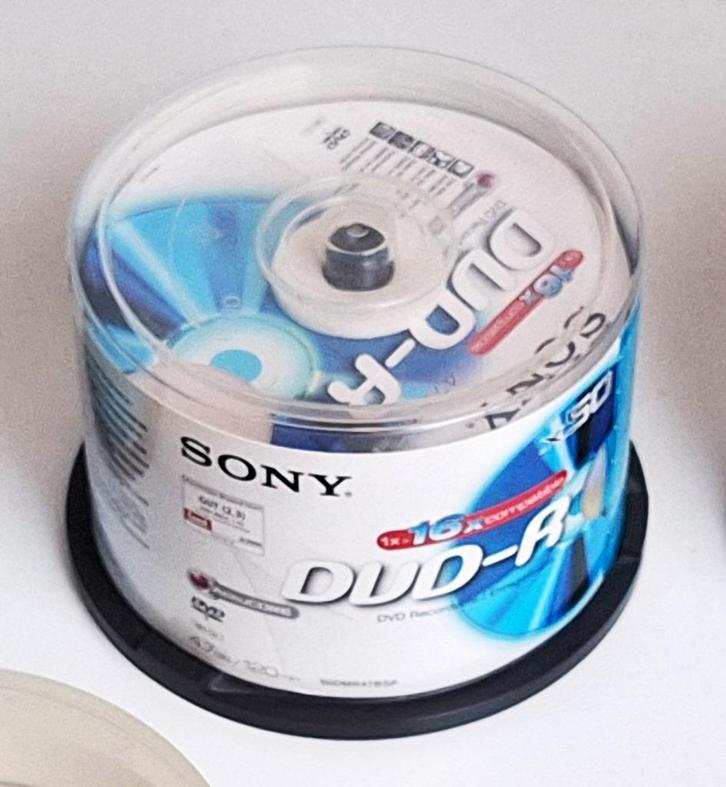 48 Sony beschrijfbare DVD-R 4,7GB nieuw op spindel, Computers en Software, Beschrijfbare discs, Nieuw, Dvd, Op spindel, Ophalen of Verzenden