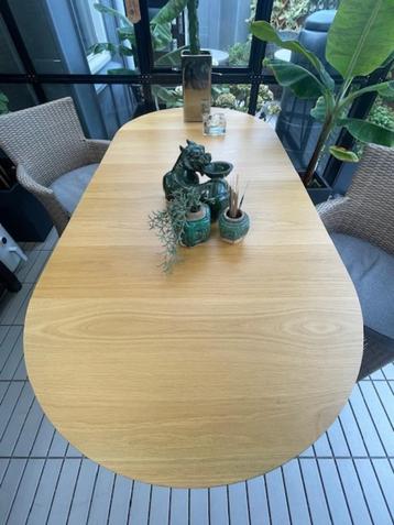 Eettafel Eikenhout Vineer MADE 4 Persoons Japandi style  beschikbaar voor biedingen