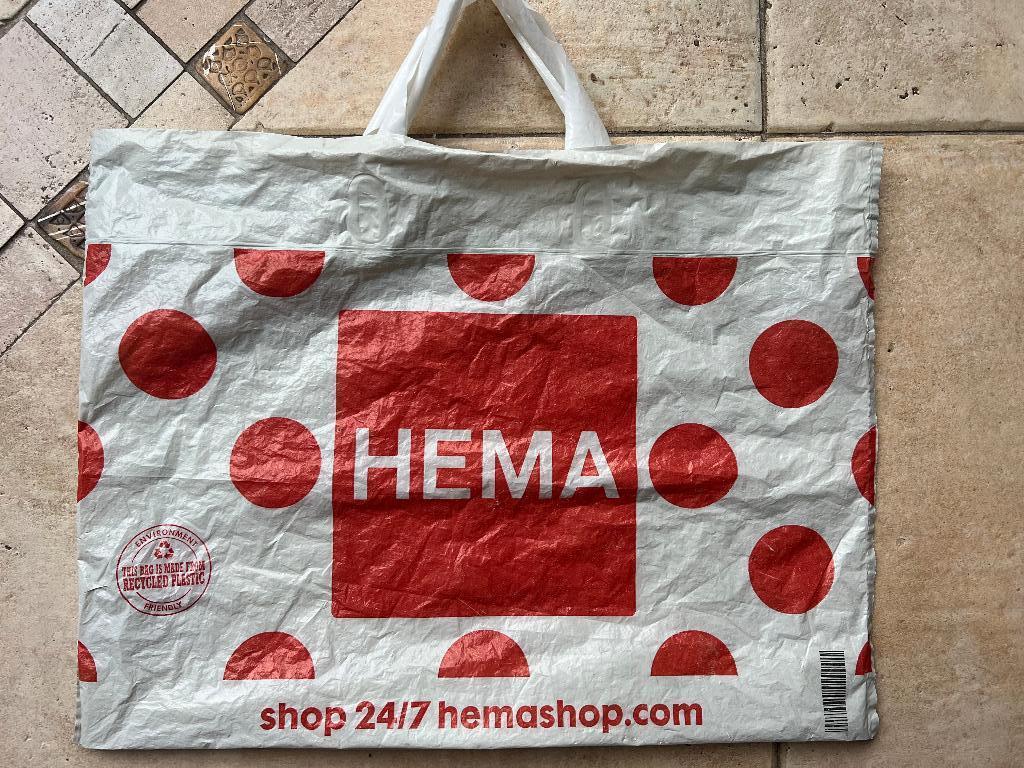 hema plastic tas gerecycled plastc HEMA tas, Overige supermarkten, Ophalen of Verzenden