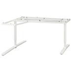 IKEA BEKANT Onderstel hoektafelblad, wit, 160x110 cm, In hoogte verstelbaar, Zo goed als nieuw, Ophalen, Bureau