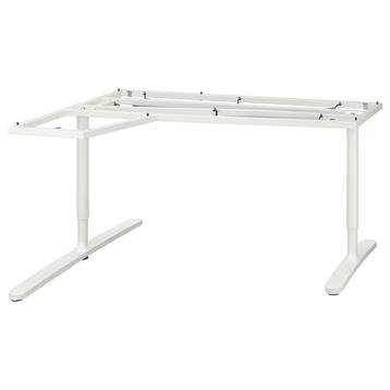 IKEA BEKANT Onderstel hoektafelblad, wit, 160x110 cm