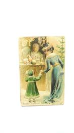 Vrolijk Kerstfeest 1908, Verzamelen, Ansichtkaarten | Themakaarten, Ophalen of Verzenden, Voor 1920, Gelopen, Feest(dag)