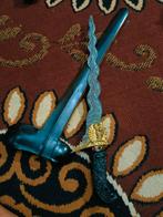 Antieke Keris Bali 13 Luk Singa Kinatah Goud Ebbenhout SVF78, Ophalen of Verzenden