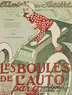 "Les boules de l'auto" - L'Assiette au Beurre (1904), Antiek en Kunst, Verzenden