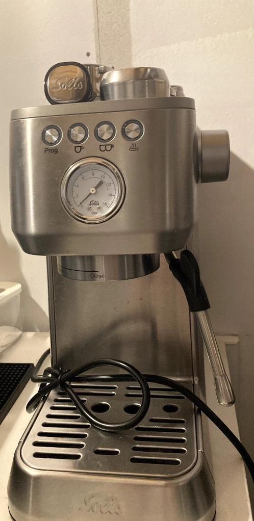 Barista Perfetta Plus SOLIS Espressomachine koffiezetapp, Witgoed en Apparatuur, Koffiezetapparaten, Zo goed als nieuw, Gemalen koffie