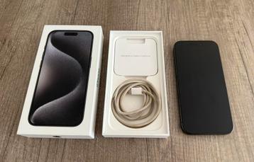 Zgan Iphone 15 Pro + garantie + doos/kabel + accessoires beschikbaar voor biedingen
