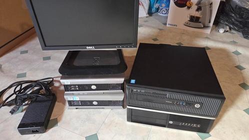 € 50,00 voor 4x SFF Desktops 2x Dell + 2x HP, Computers en Software, Desktop Pc's, Gebruikt, Ophalen