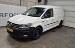 Volkswagen Caddy 2.0 TDI L2H1 BMT Maxi Highline Navi NAP Cru, Auto's, Bestelauto's, Stof, Gebruikt, Volkswagen, Wit