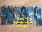 (Merk) Spijkerbroekjes Maat 74, Ophalen of Verzenden, Zo goed als nieuw, Jongetje, Broekje