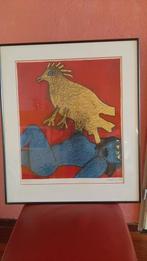 Te koop zeefdruk corneille Magic Africaine ., Ophalen of Verzenden